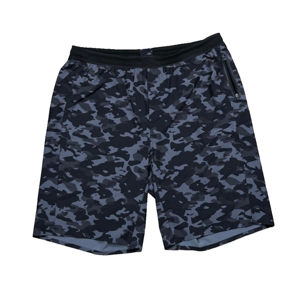 American Tall Shorts Mens XLT Tall Black Camo  Active Outdoor  Train Pockets